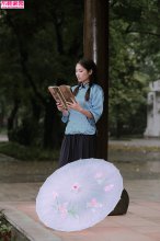 烟雨民国风·出外求学的女大学生5P 